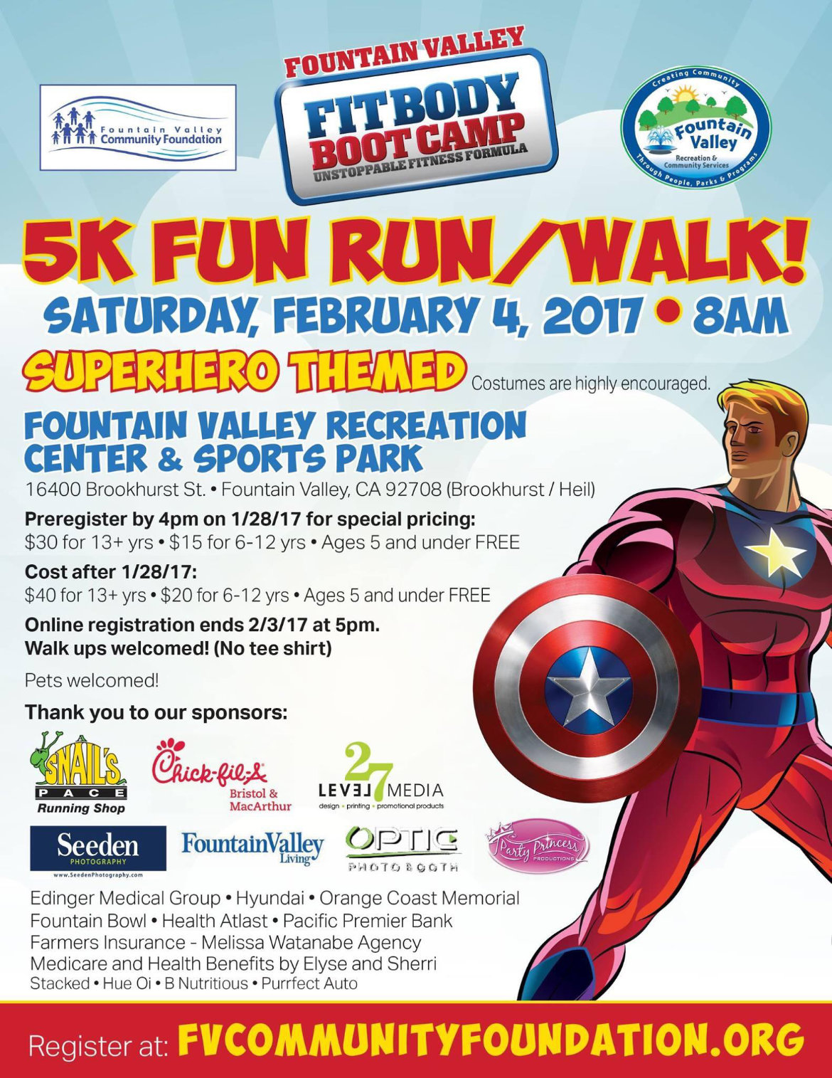 SuperHero 5K Fun Run